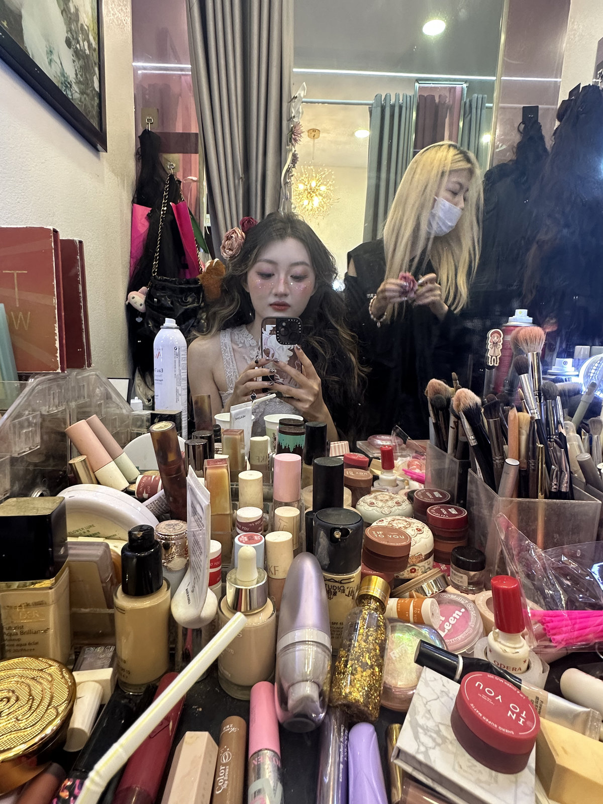Photoshoot, behind the scenes